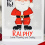 Personalised Santa Baby 1st Christmas Card, thumbnail 5 of 10