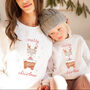 Merry Christmas Jumper Sweatshirt For Adult Child, thumbnail 4 of 6