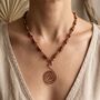Copper Spiral Pendant Necklace, thumbnail 1 of 4