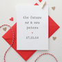 Personalised 'The Future' Engagement Card, thumbnail 2 of 4