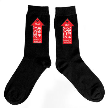 Personalised Sexy Hunk Mens Socks, 3 of 3