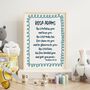 Personalised Colourful Baby Blessing Print With Handwritten Scripture, thumbnail 6 of 7