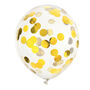 Gold Foil Confetti Filled Balloons, thumbnail 2 of 2