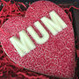 Personalised Roses On White Chocolate Heart, thumbnail 3 of 6