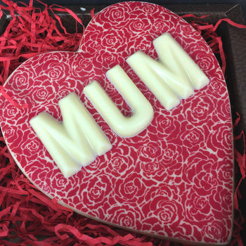 Personalised Roses On White Chocolate Heart, 3 of 6