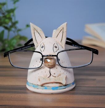 Dog Personalised Spectacle Holder Stand, 2 of 9