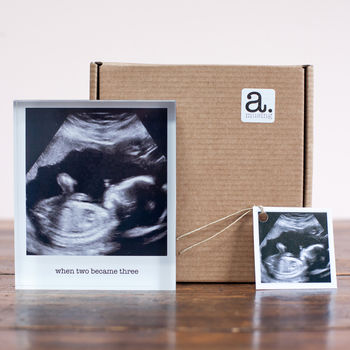 Personalised Baby Scan Acrylic Block, 6 of 6