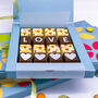 Personalised Message Love And Hearts Chocolates, thumbnail 2 of 6