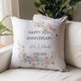 Personalised Wedding Anniversary Bespoke Cushion, thumbnail 1 of 2