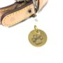 Personalised Antique Gold Dog Tag Paw Design, thumbnail 1 of 2