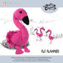 Flo Flamingo Crochet Kit, thumbnail 1 of 2