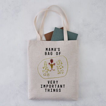 Mother's Day Personalised Kid's Drawing Tote Bag, 2 of 3