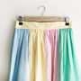Pastel Cotton Midi Skirt, thumbnail 3 of 6