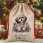 Personalised Shih Tzu In Christmas Lights, thumbnail 4 of 9