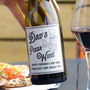 Personalised 'Pizza Wine' Bottle Of Wine, thumbnail 5 of 5