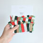 Red And Green Christmas Tree Garland, thumbnail 5 of 5