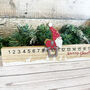 Wooden Santa Advent Rule Festive Countdown Calendar, thumbnail 1 of 6