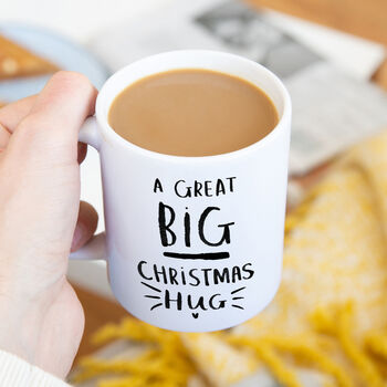 'A Great Big Christmas Hug' Mug And Sweet Set, 3 of 7