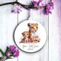 Personalised Leopard With Child Mother's Day Decoration, thumbnail 2 of 2