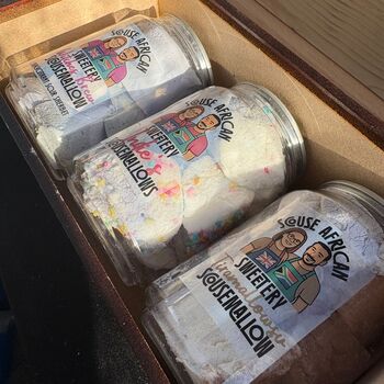 Personalised Enchanted Marshmallows Three Can Gift Set | Halloween Treat Box, 4 of 4
