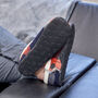 Todd Navy And Orange Check Mens Slippers Indoor/Garden Shoes, thumbnail 10 of 10