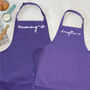 Mummy And Daughter Heart Apron Set, thumbnail 1 of 8
