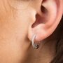 Twisted Single Conch Hoop Earring, 11mm, thumbnail 3 of 5