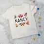 Personalised Butterfly Kids T Shirt, thumbnail 1 of 2