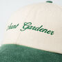 Personalised Baseball Cap With Custom Embroidery On Heavy Canvas, thumbnail 5 of 9
