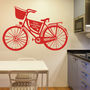 Personalised Cartoonesque Bike Wall Stickers, thumbnail 1 of 7