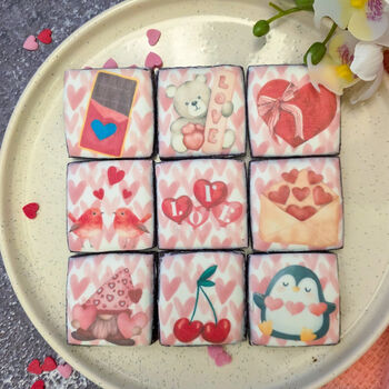 Valentine's Day Biscuits Gift Box, Nine Biscuits, 11 of 12