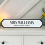 Personalised 'Dream Believe Achieve' Acrylic Road Sign, thumbnail 1 of 5