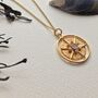 Moonstone Compass Necklace, thumbnail 3 of 7