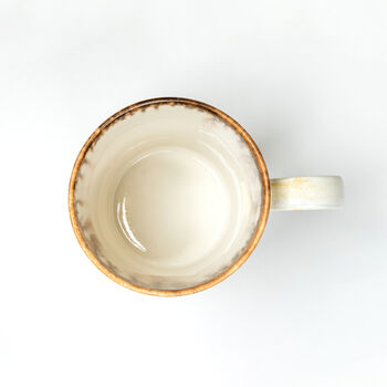 White U Shaped Handmade Porcelain Mug, 6 of 11
