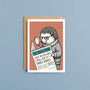 Hedgehog Fathers Day Card, thumbnail 1 of 5