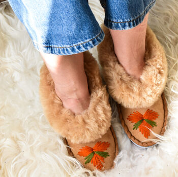 Women's Sheepskin Moccasin Slippers Linzie, 8 of 8