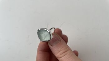 Statement Sea Glass Ring, 3 of 12