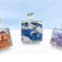 Silver Or Gold Locket Birthstone Necklace, thumbnail 4 of 8