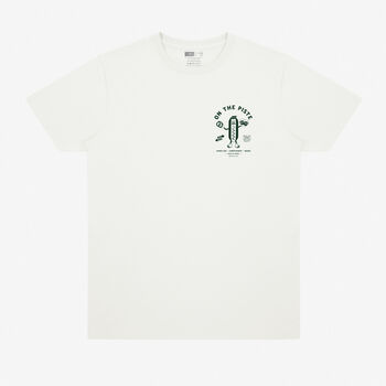 On The Piste T Shirt In Off White, 2 of 2