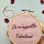 I Am Fabulous Mini Embroidery Kit, thumbnail 2 of 3
