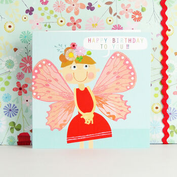 Happy Birthday Butterfly Card, 5 of 5