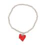 All You Need Is Love Beaded Heart Charm Bracelet, thumbnail 2 of 5