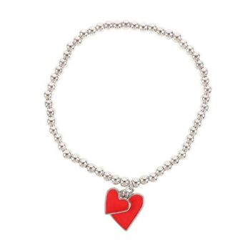 All You Need Is Love Beaded Heart Charm Bracelet, 2 of 5