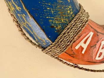 50cm Large Multi Coloured “Lifes A Beach' Buoy Ring Fun Gift, 3 of 7