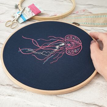 Jellyfish Embroidery Kit, 5 of 5