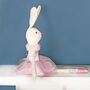 Personalised Rabbit Dancer Soft Toy, thumbnail 2 of 4