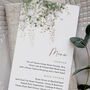 Whimsical Windsor Wedding Menu Cards, thumbnail 2 of 4