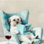 Your Own Dog Reading Book, 'How To Train A Human' Print, Customise Colours And Book Title, thumbnail 11 of 12