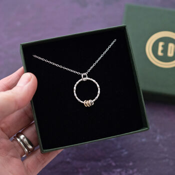30th Gold And Silver Birthday Necklace, 10 of 12