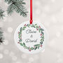 Personalised Couple's Christmas Decoration, thumbnail 10 of 11